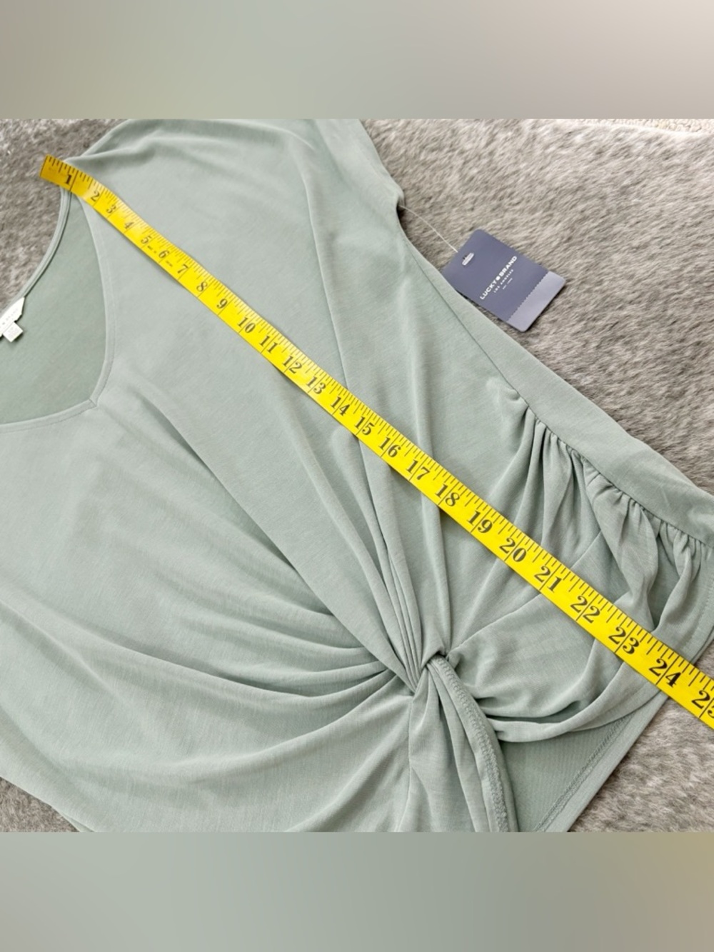 NWT Lucky Brand Twist Front Top Small - Picture 10 of 11